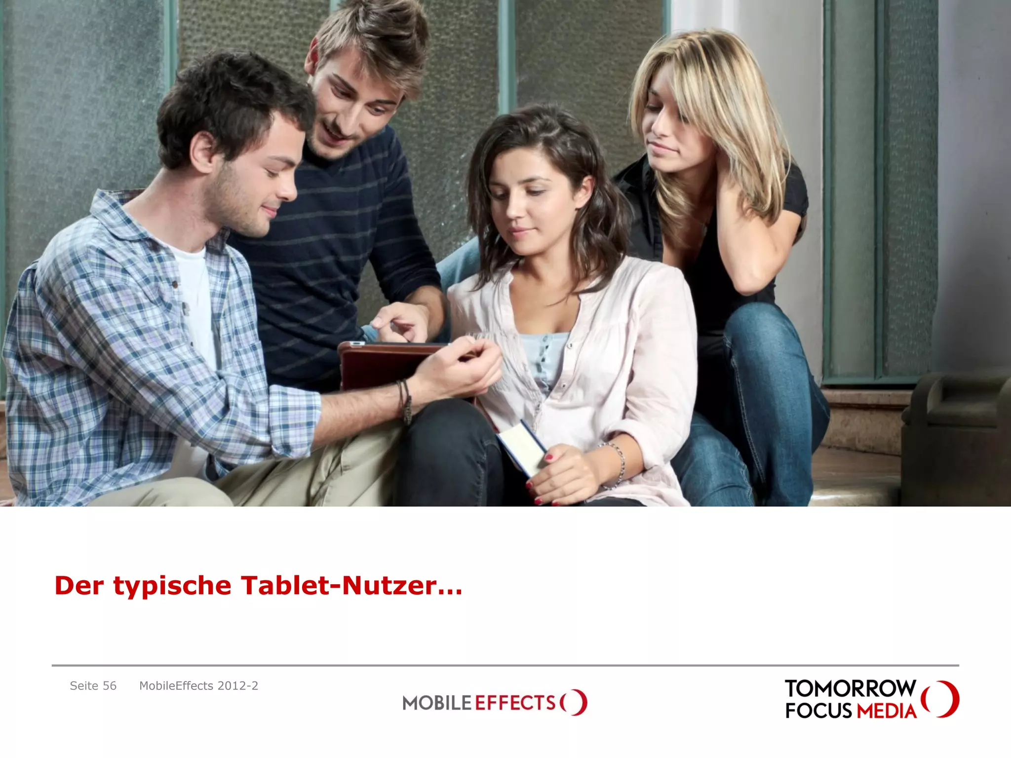 Der typische
                                   Tablet PC-Nutzer ist…




Der typische Tablet-Nutzer…


 Seite 56   MobileEffects 2012-2
 