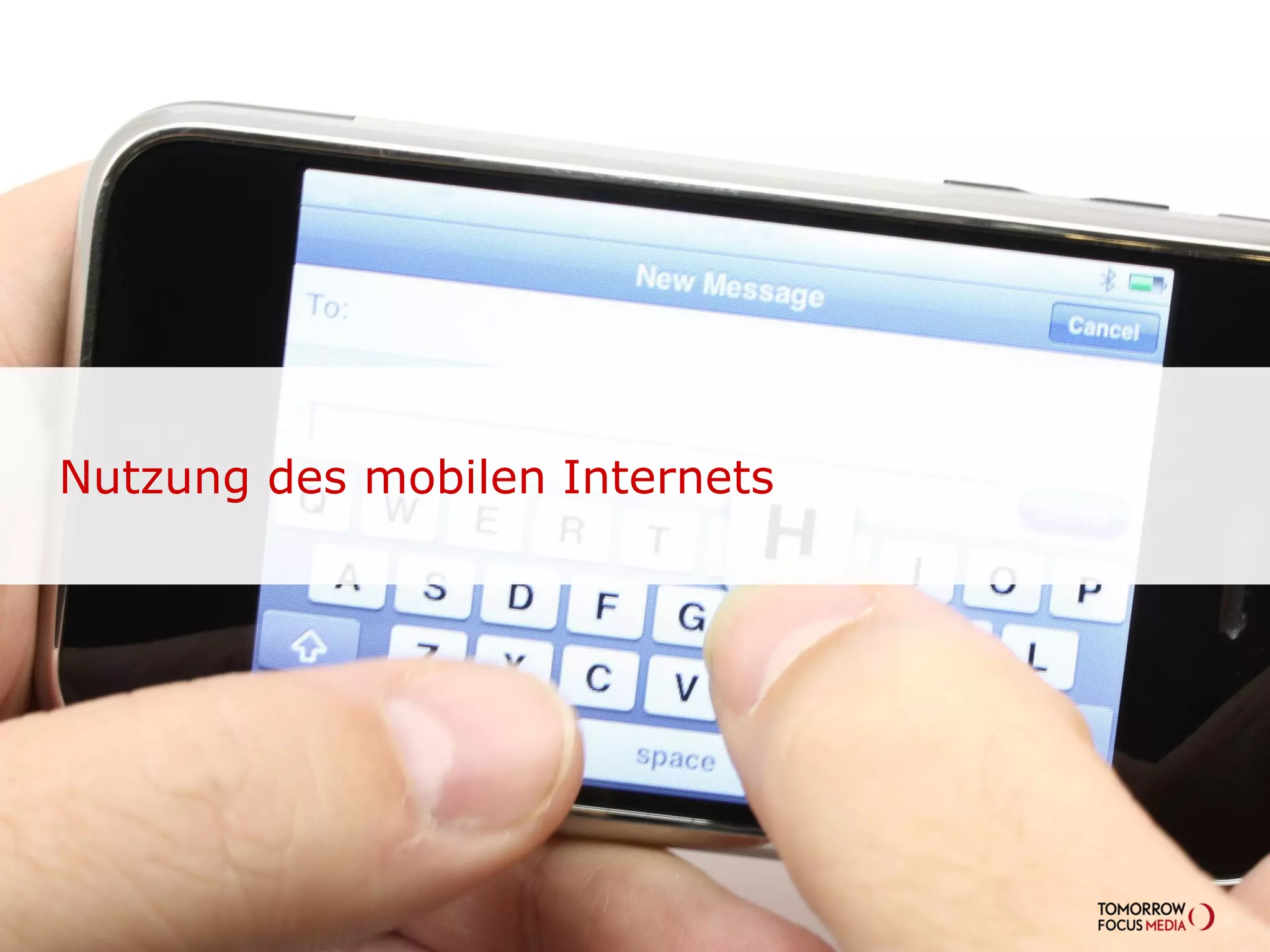 Nutzung des mobilen Internets
 