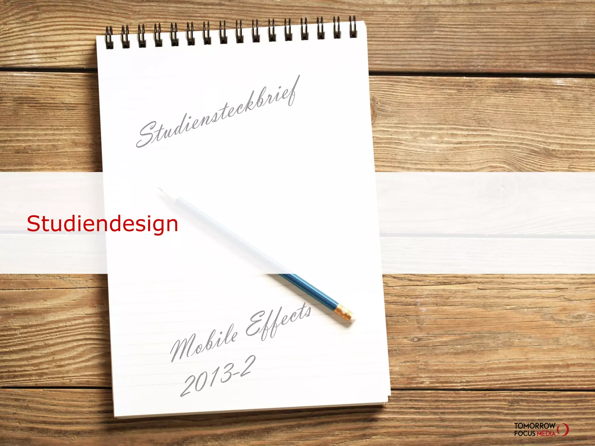 Studiendesign
 