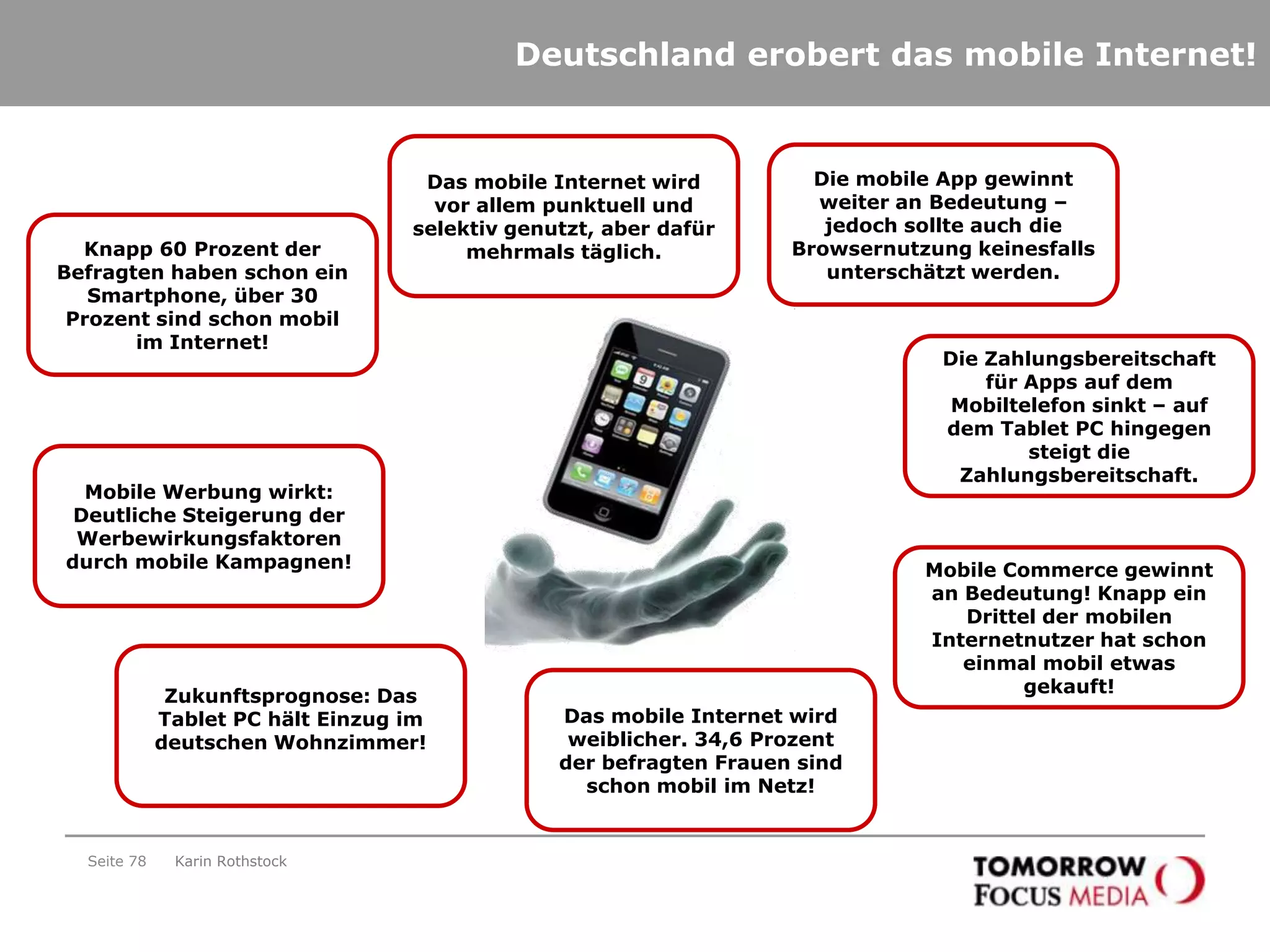 Wer sind die App-Nutzer?Anzahl Personen im HH:1 Person		13,7%2 Personen35,4%3 Personen	16,3%4 Personen	23,8%5 und mehr Personen 	10,8%Anzahl Personen im HH:1 Person		17,6%2 Personen31,4%3 Personen	17,6%4 Personen	17,6%5 und mehr Personen 	15,7%Anzahl Personen im HH:1 Person		19,7%2 Personen	26,3%3 Personen	15,8%4 Personen28,3%5 und mehr Personen 	 9,9%Basis: FOCUS Online iPhoneApp n=152; FAZ.NET iPhoneApp n=58; meinestadt.de iPhoneApp n=196; CHIP Online iPhoneApp n=240; TV Spielfilm iPhoneApp n=144; Seite 75Mobile Effects Mai 2011