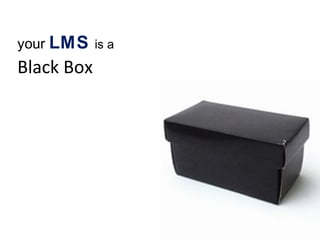 Black Box
your LMS is a
 