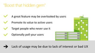 "Boost that hidden gem"
 