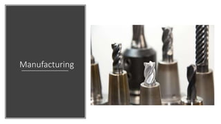 Manufacturing
 