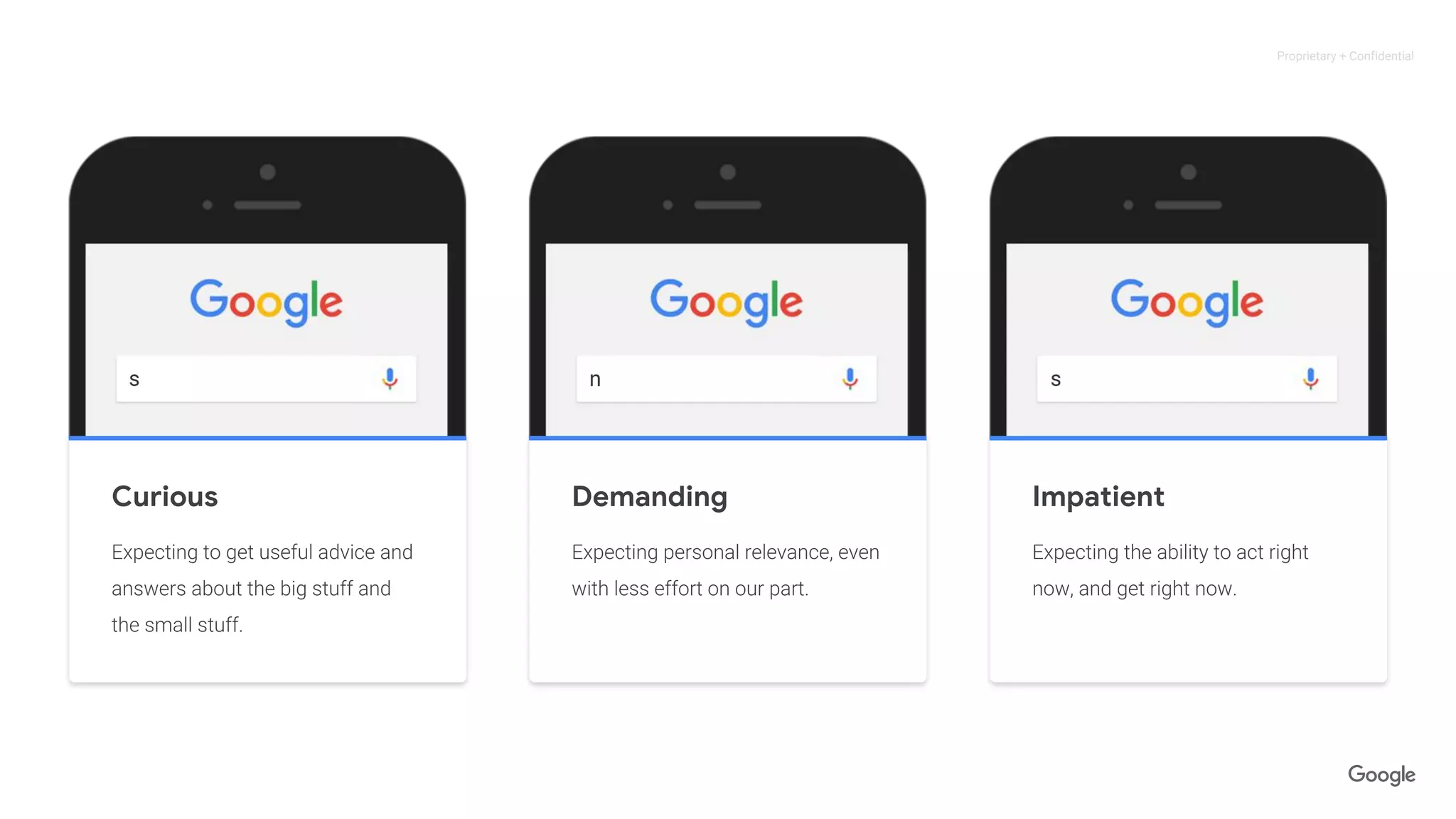 Proprietary + Confidential
Curious Demanding Impatient
shopping lists near me same day delivery
 