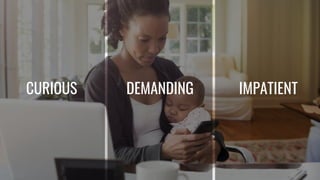 Proprietary + Confidential
CURIOUS DEMANDING IMPATIENT
 