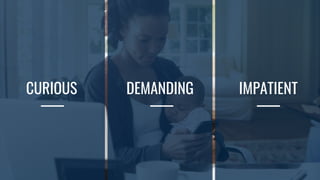 Proprietary + Confidential
CURIOUS DEMANDING IMPATIENT
 