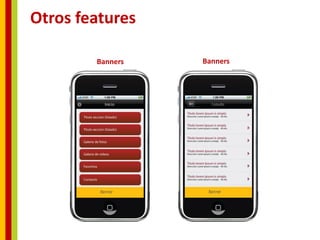 Otros features

        Banners   Banners
 