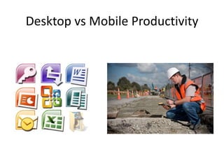 Desktop vs Mobile Productivity
 