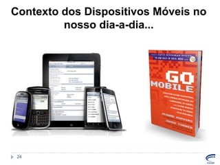 Contexto dos Dispositivos Móveis no
nosso dia-a-dia...

24

 