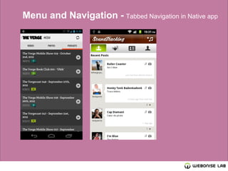 Mobile First Approach - The key to cross platform interface design | PDF