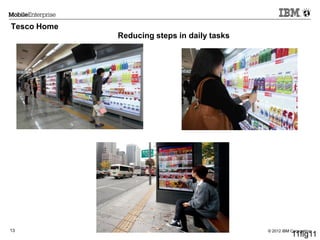 © 2012 IBM Corporation13
11fig11
Reducing steps in daily tasks
Tesco Home
 