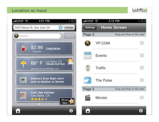 Location as Input




                    76
 