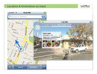 Location & Orientation as Input




                                  88
 