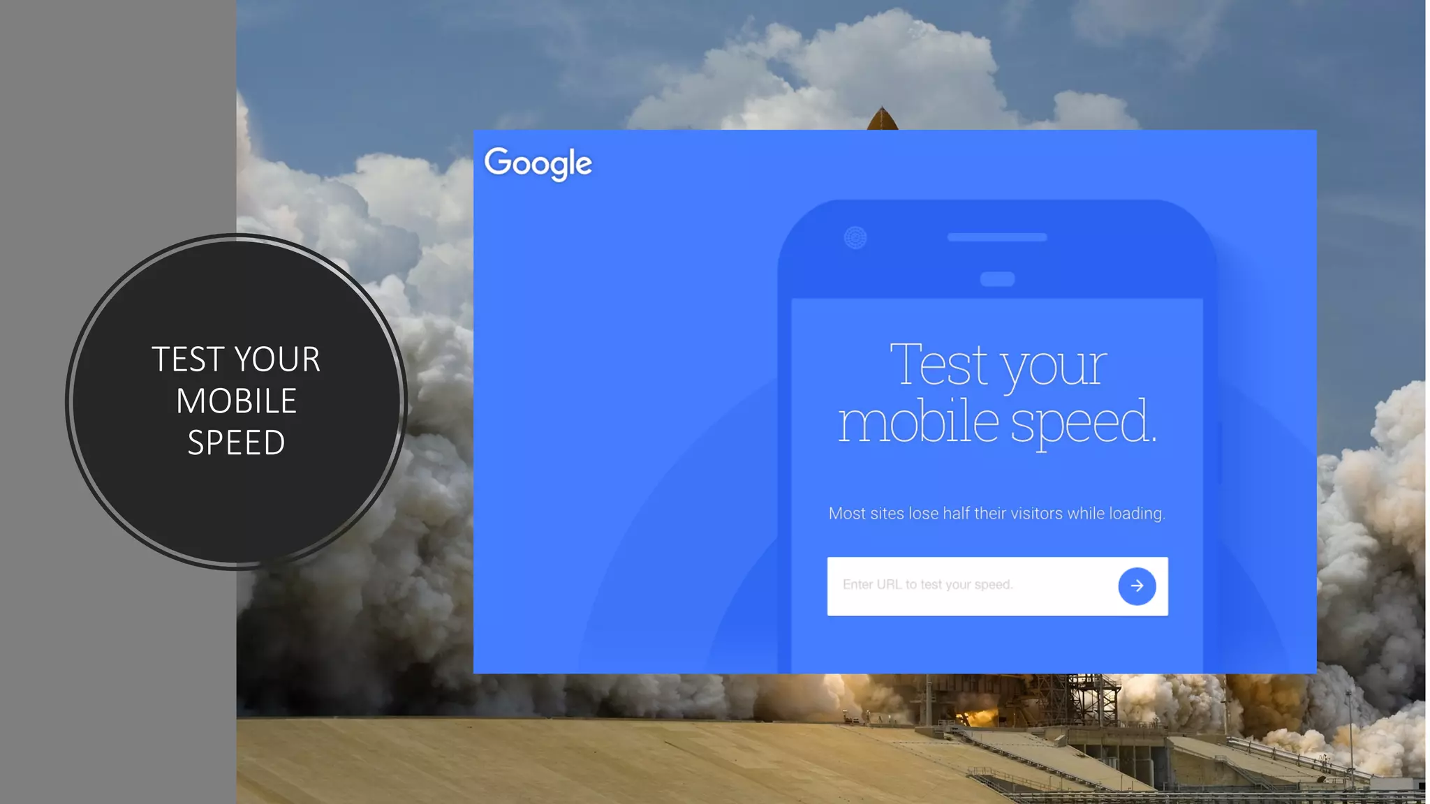 TEST	
  YOUR	
  
MOBILE	
  
SPEED
 