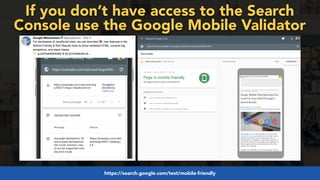 Mobile First SEO at #WCEU 