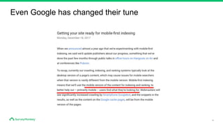 18
Even Google has changed their tune
 