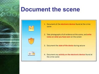 Document the scene
 