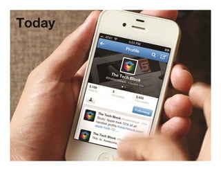 But despite all of this grand technology, traditional efforts like advertising and direct 
response were largely disconnect from interactive efforts…until the rise of mobile.
7
 