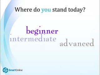 Where do you stand today?
 