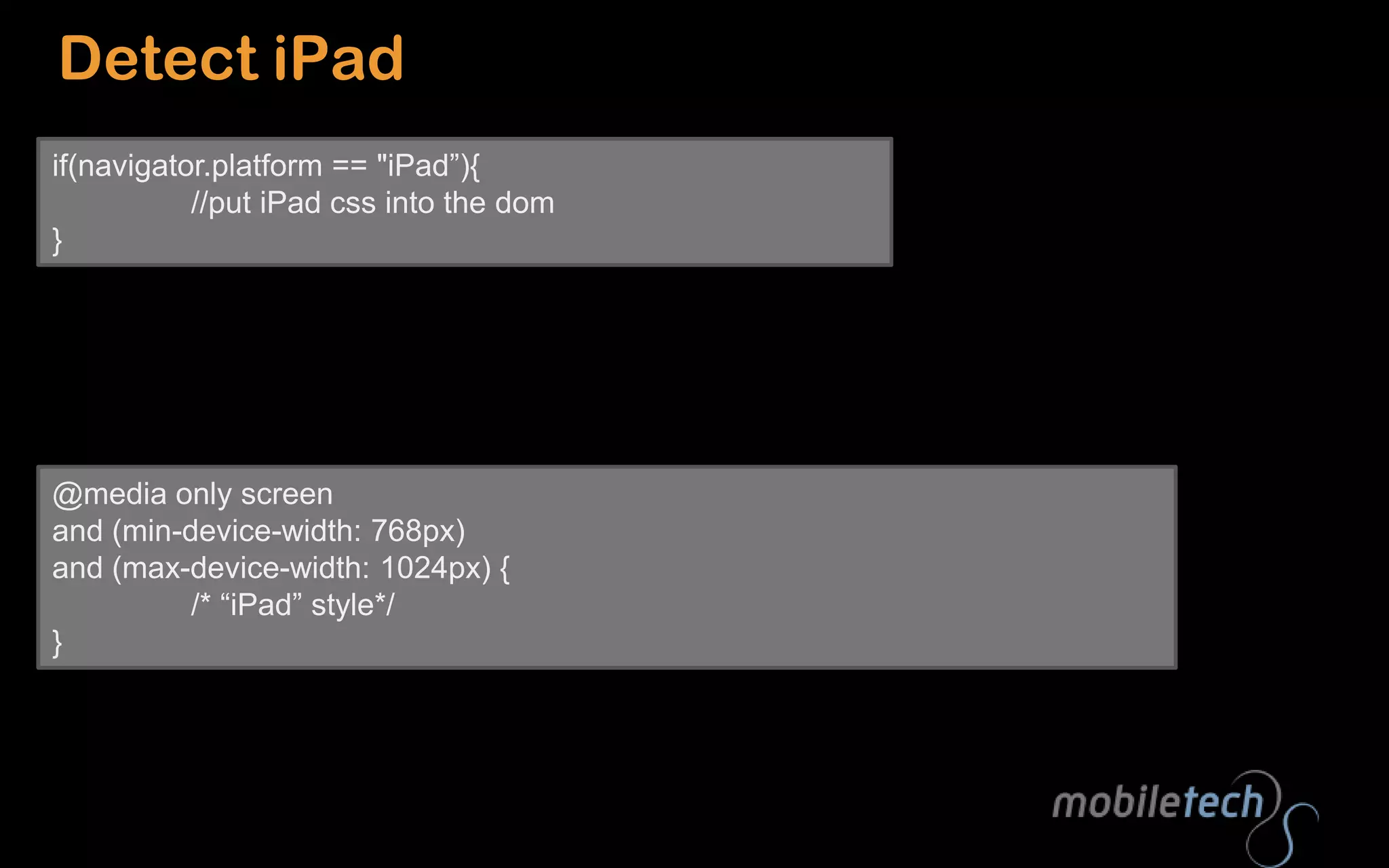 Best user experience when visual view port width = layout view port width = device-width