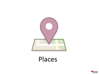 TOURISMUSBESPRECHUNGSR
UM
TOURISMUSBESPRECHUNGSRAU
M
ncm.at – Net Communication Management Gmbh
Aigner Straße 55a I 5026 Salzburg I Austira I www.ncm.at
info@ncm.at I T: +43 (0) 662 644 688 I F: +43 (0) 662 644 688-88
Places
 