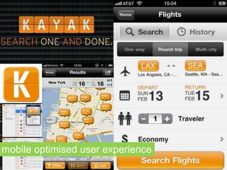 mobile optimised user experience
 