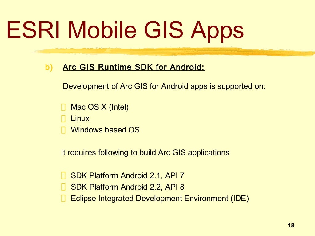 Mobile gis