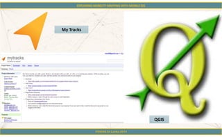 FOSS4G Sri Lanka 2014
My Tracks
QGIS
 