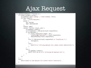 Ajax Request
 
