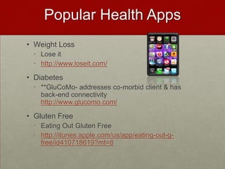 Consumer Health Apps & Mobile Health | PPTX