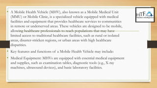 Mobile Health Vehicle | PPTX