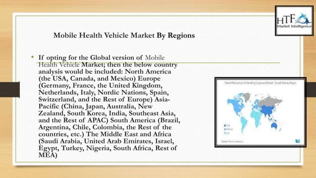 Mobile Health Vehicle | PPTX | Automotive Industry | Industries