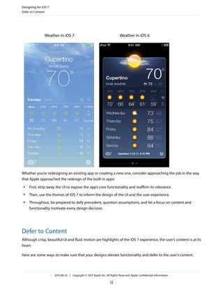 iOS 7 Human Interface Guidelines | PDF