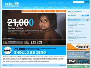 UNICEF




10/15/2012   Mobile Homepage Design Slam   13
 