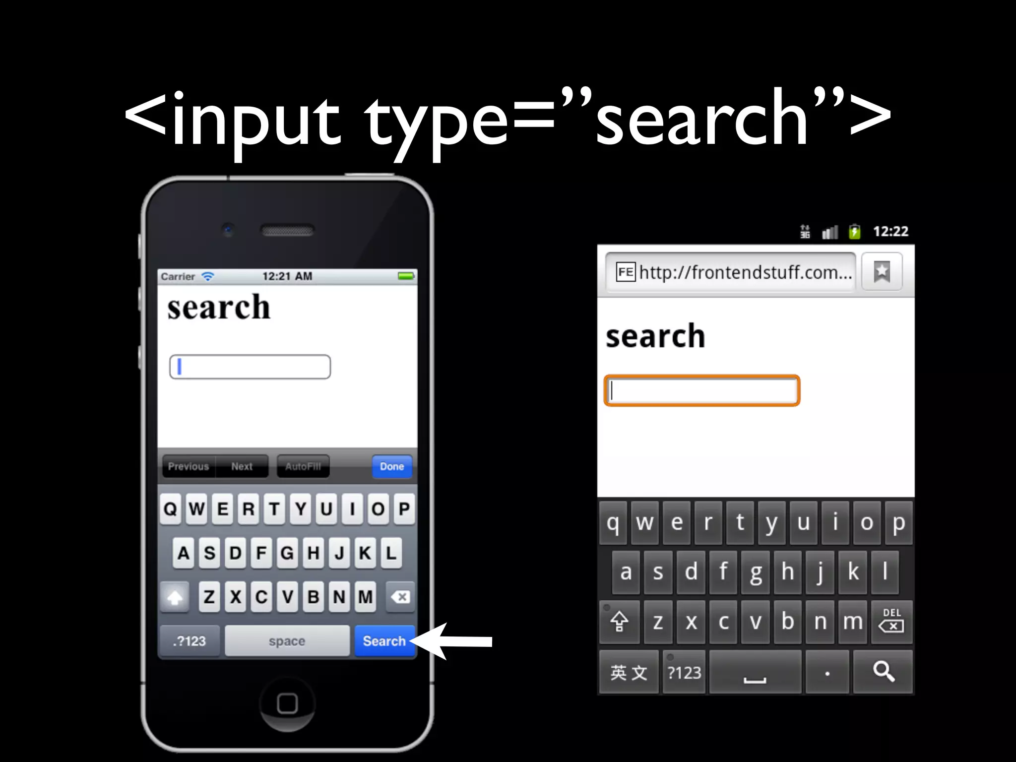 <input type=”search”>
 