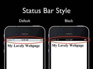 Status Bar Style
Default         Black
 