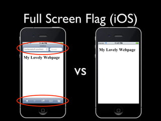 Mobile HTML, CSS, and JavaScript