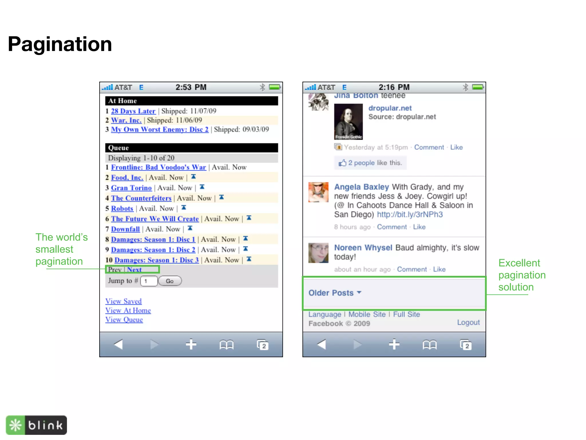 Pagination




  The world’s
  smallest
  pagination    Excellent
                pagination
                solution
 