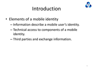 Mobile identity in network | PPTX