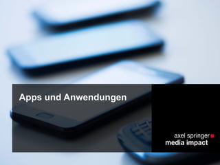 Apps und Anwendungen
 