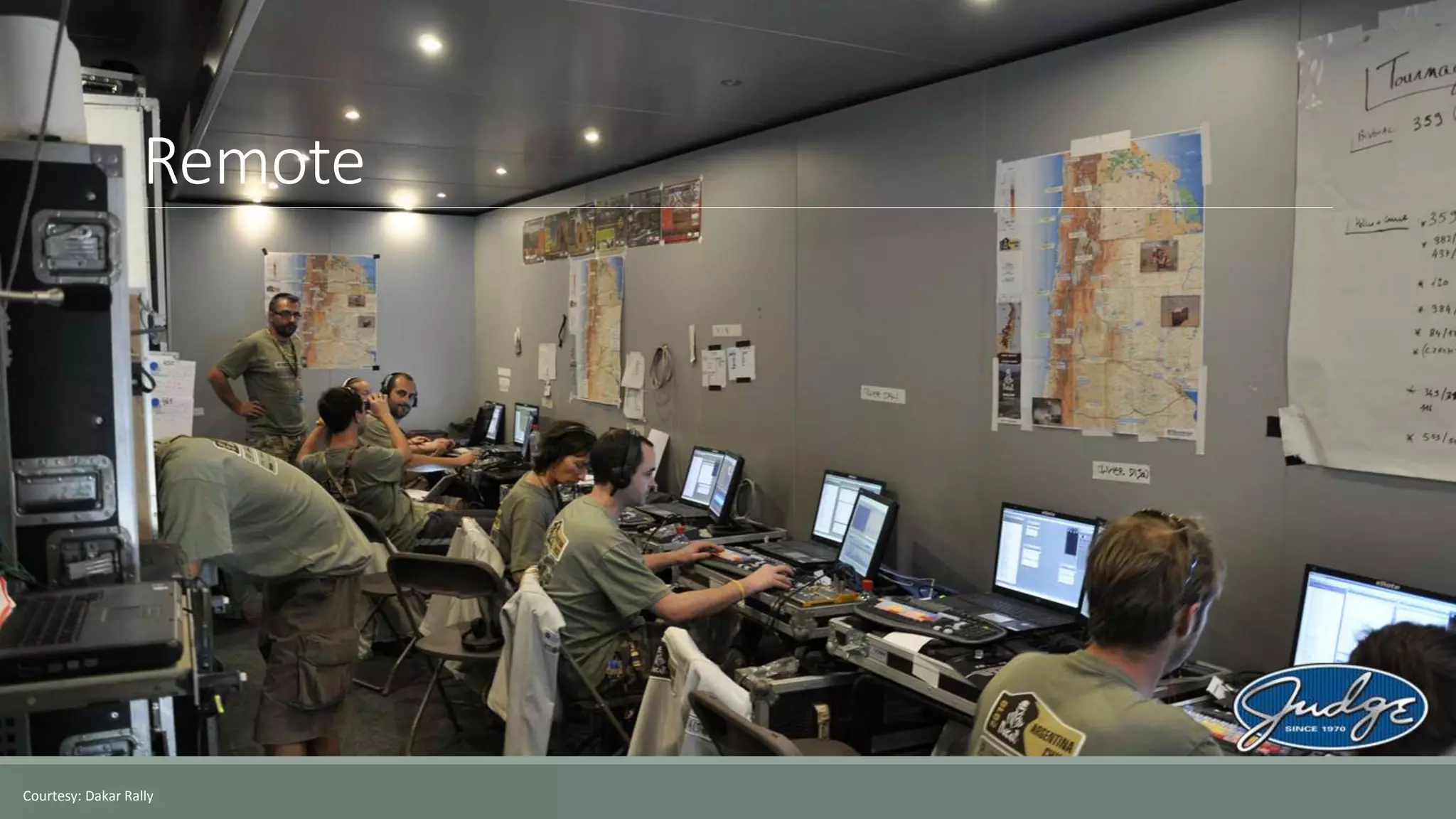 Remote
Courtesy: Dakar Rally
 