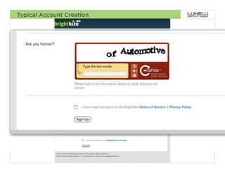 Typical Account Creation




                           94
 