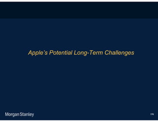 Apple’s Potential Long-Term Challenges




                                         176
 