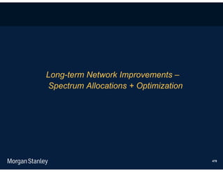 Long-term Network Improvements –
Spectrum Allocations + Optimization




                                      478
 