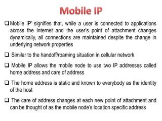 Mobile IP | PPTX