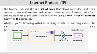 The Introduction to Mobile Internet Protocol | PPTX