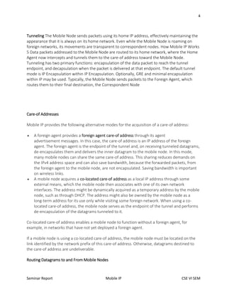 Mobile IP | PDF