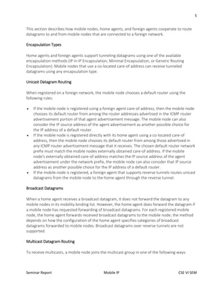 Mobile IP | PDF