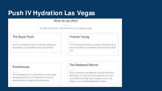 Push IV Hydration Las Vegas
 