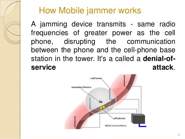 Mobile jammer North Bay - how mobile jammer works